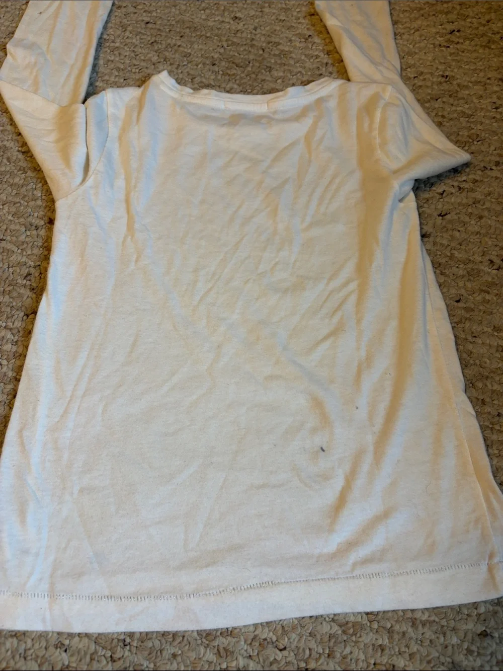 GAP Kids Girls Beige Long Sleeve T-shirt